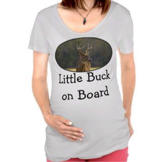 Hunting Animal Funny Mom To Be Little Buck Shirts