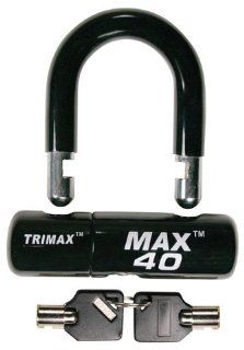 TRIMAX MULTI PURPOSE DISC/CABLE LOCK/U LOCK   BLACK, Manufacturer TRIMAX, Manufacturer Part Number MAX40BK AD, Stock Photo   Actual parts may vary. Automotive