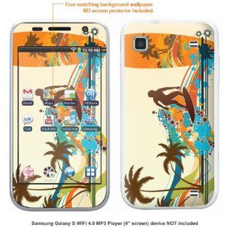 Protective Decal Skin Sticke for Samsung Galaxy S WIFI Player 4.0 Media player case cover GLXYsPLYER_4 308: Cell Phones & Accessories