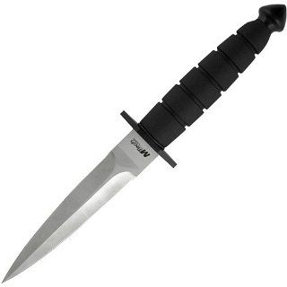 M Tech Fixed Blade Boot Knife Dagger Silver : Fixed Blade Camping Knives : Sports & Outdoors