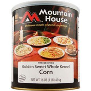 Mountain House Corn #10 Can Freeze Dried Food   6 Cans Per Case : Camping Freeze Dried Food : Sports & Outdoors