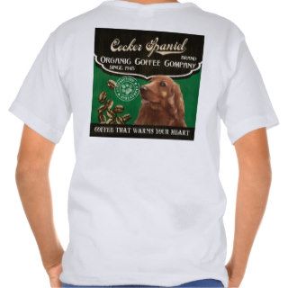 Cocker Spaniel Brand – Organic Coffee Company T shirts