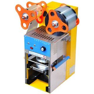 350W Automatic Boba Tea Cup Sealer Sealing Machine Bubble Coffee 400 600 Cups/Hr: Drinkware Cups: Kitchen & Dining