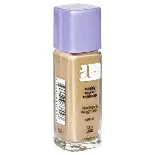 Almay Nearly Naked Makeup with SPF 15, Tan 340, 1 Ounce Bottles (Pack of 2) : Foundation Makeup : Beauty