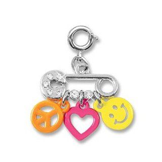 Safety Pin Charm For Children's Bracelets by CharmIt! High IntenCity!: Toys & Games