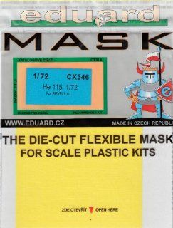 EDUCX346 1:72 Eduard Mask   He 115 (for use with the 1:72 Revell model kit): Toys & Games
