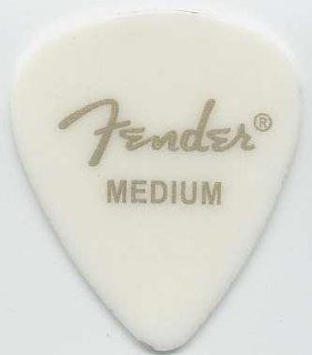 Fender 351 Classic Celluloid Guitar Picks 144 Pack (1 Gross)   White   Medium: Musical Instruments
