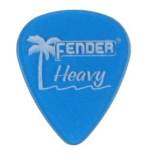 Fender 351 California Clears Lake Placid Blue Heavy Pickpacks (12 pack), 098 1351 902: Musical Instruments