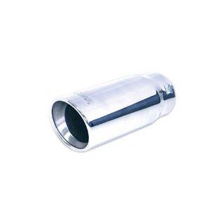 3A Racing 62 2354 Stainless Exhaust Tip Round 2 7/8" Stainless Bolt On: Automotive