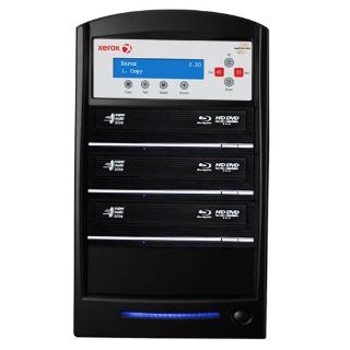 Xerox 3 Target Network LightScribe Blu ray DVD CD Disc Duplicator Tower with w/ HDD + USB Support CopyProtection M Disc: Computers & Accessories