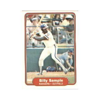1982 Fleer #330 Billy Sample: Sports Collectibles
