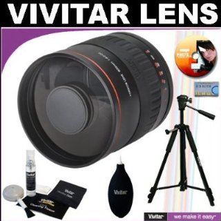 Vivitar 800mm f/8.0 Series 1 Multi Coated Mirror Lens + Vivitar Tripod + Vivitar Cleaning Kit For The Olympus Evolt E 30, E 300, E 330, E 410, E 420, E 450, E 500, E 510, E 520, E 620, E 1, E 3 Digital SLR Cameras : Digital Slr Camera Lenses : Camera &