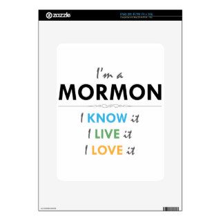 I'm a Mormon: I know It, I live it, I love it Skins For iPad