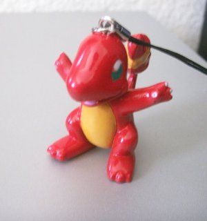 1.75" Pokemon Charmander Rubber Mascot Cell Phone Charm Strap: Everything Else
