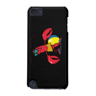 funny beach going lobster cartoon iPod touch (5th generation) cover