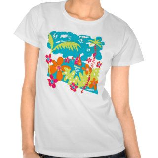 Art T Shirt: Tropical Baby Doll