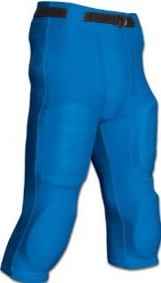 Goal Line Poly/Spandex Football Game Pant W/Slots ROYAL YXL : Sporting Goods : Sports & Outdoors