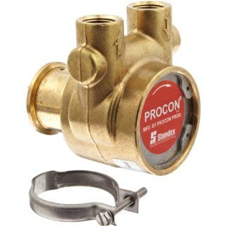 Procon 114B330F11XX Brass Rotary Vane Pump, 1/2" NPTF, 346 GPH: Industrial Rotary Vane Pumps: Industrial & Scientific