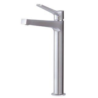 Aquabrass 17020 PC Metro Tall Single Hole Lavatory Faucet Polished Chrome   Touch On Bathroom Sink Faucets  