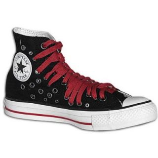 Converse Men's All Star Multi Eyelet ( sz. 04.0, Black/Chilipepper ): Shoes