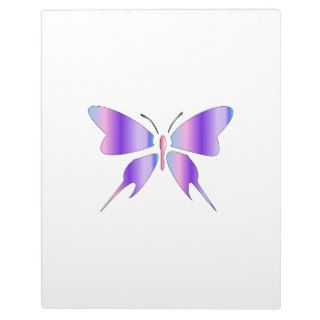 Purple Butterfly Photo Plaque