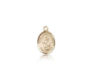 JewelsObsession's 14K Gold St. Vincent Ferrer Medal: Jewels Obsession: Jewelry