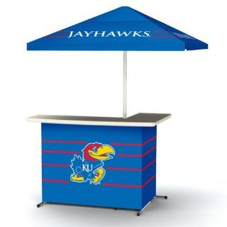 NCAA Kansas Jayhawks Portable Wheel Bag Travel L Shape Umbrella Basic Bar Blue : Sports Fan Barstools : Sports & Outdoors