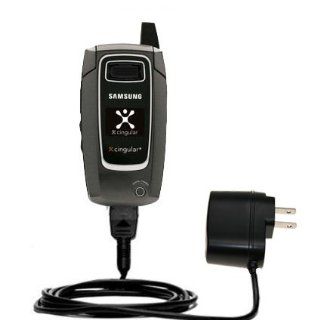 Gomadic High Output Home Wall AC Charger designed for the Samsung SGH D407 with Power Sleep technology   Intelligently designed with Gomadic TipExchange: Electronics