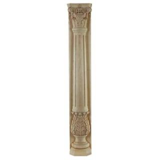 Foster Mantels Half Grand Acanthus 6 5/8 in. x 40 1/2 in. x 4 in. Cherry Column C140MP