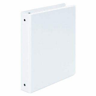 Wilson Jones 368 Basic Round Ring Binder, 1 1/2 Inch, White (W368 34NW) : Office Products
