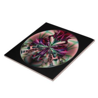 Enchanting Bouquet Digital Art Floral Tile