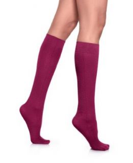 Lupo Womens Herringbone Knee High Trouser Socks, Cherry One Size at  Womens Clothing store: Dress Socks