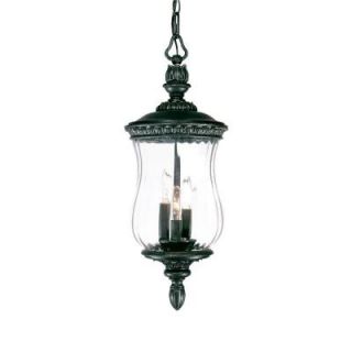 Acclaim Lighting Bel Air Collection Hanging Lantern 3 Light Outdoor Stone Light Fixture DISCONTINUED 1186ST