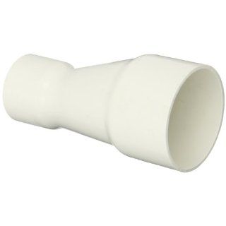 Spears 429 FE Series PVC Pipe Fitting, Fabricated, Eccentric Reducer Coupling, Schedule 40, 3" x 2" Socket: Industrial Pipe Fittings: Industrial & Scientific