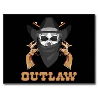 Black Outlaw Postcards
