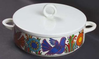 Villeroy & Boch Acapulco (Older, Milano Shape) 1.50 Qt Round Covered Casserole,