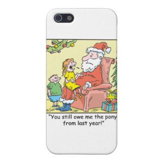 Christmas Cartoons Santa Being Grilled Cover For iPhone 5