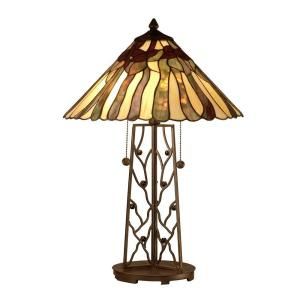 Dale Tiffany 2 Light Tiffany Table Lamp TT10597