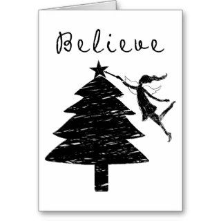 Believe Art Fairy Christmas Cards