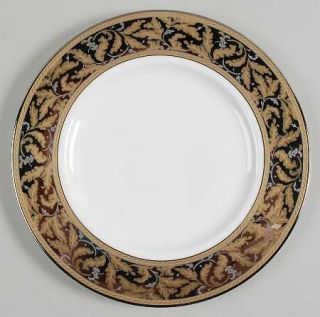 Lenox China Landmark Gold Accent Luncheon Plate, Fine China Dinnerware   Classic