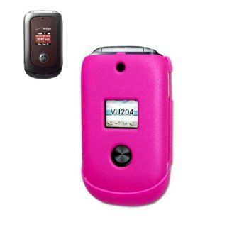 Hard Protector Skin Cover Cell Phone Case for Motorola VU204 Verizon   Pink: Cell Phones & Accessories