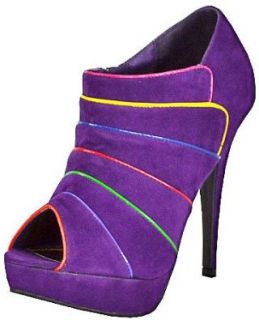 Liliana India 9 Purple Women Ankle Boots, 9 M US: Shoes
