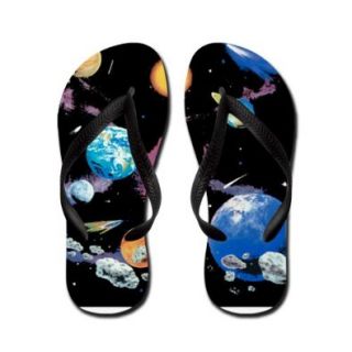 Artsmith, Inc. Kid's Flip Flops (Sandals) Solar System And Asteroids Shoes