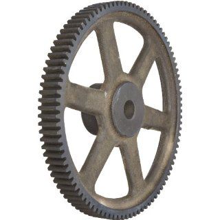 Martin C20140 Spur Gear, 14.5 Pressure Angle, Cast Iron, Inch, 20 Pitch, 1/2" Bore, 7.1" OD, 0.375" Face Width, 140 Teeth: Industrial & Scientific
