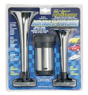 Wolo Model  403 Air Max Chrome Plastic Dual Trumpet Air Horn Kit   12 Volt: Automotive