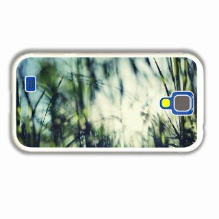 Design Samsung Galaxy Case S4 Macro Grass Background Blurred Light Of Unique Present White Case Cover For Guays: Cell Phones & Accessories