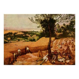 Pieter Bruegel's The Harvesters (1565) Posters