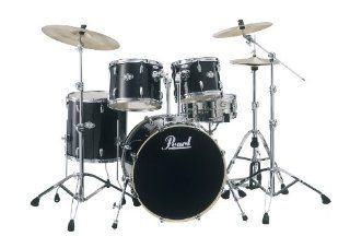 Pearl Vision VSX925/C442 Drum Kit, Black Sparkle (Cymbals Not Included): Musical Instruments