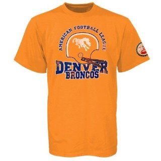 Reebok Denver Broncos Orange AFL Helmet T shirt : Athletic T Shirts : Sports & Outdoors