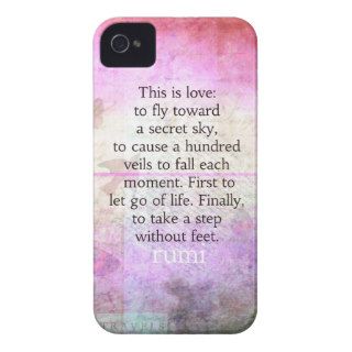 Rumi quote.Spiritual,  Inspirational LOVE art iPhone 4 Cover